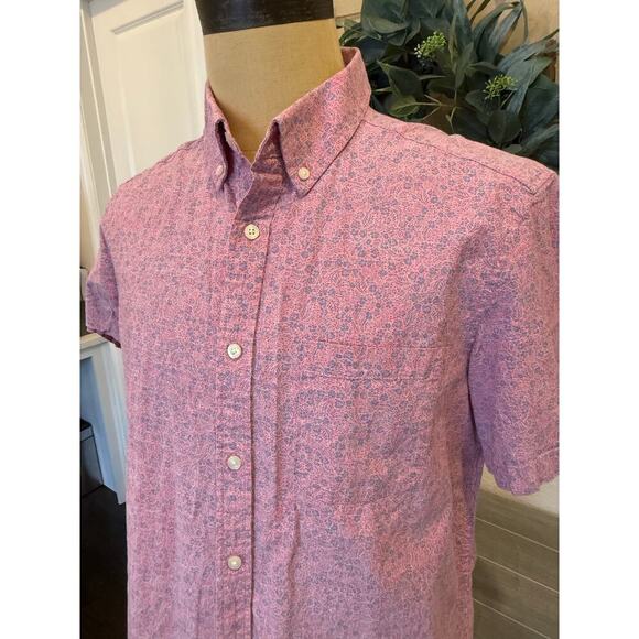 VINEYARD VINES Pink floral Classic Fit Button Down Shirt Men size L - Picture 2 of 8